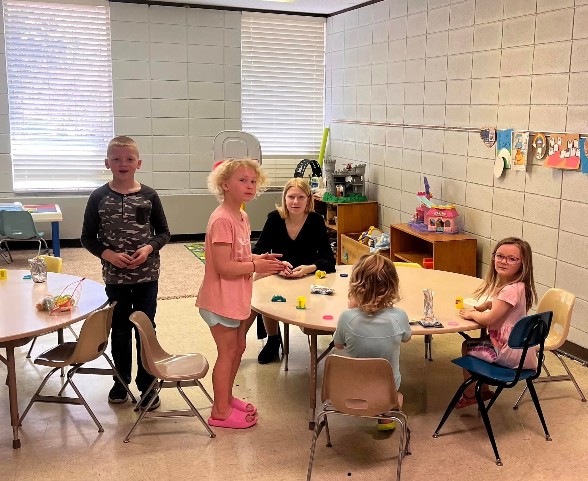 Image of youth sunday school class